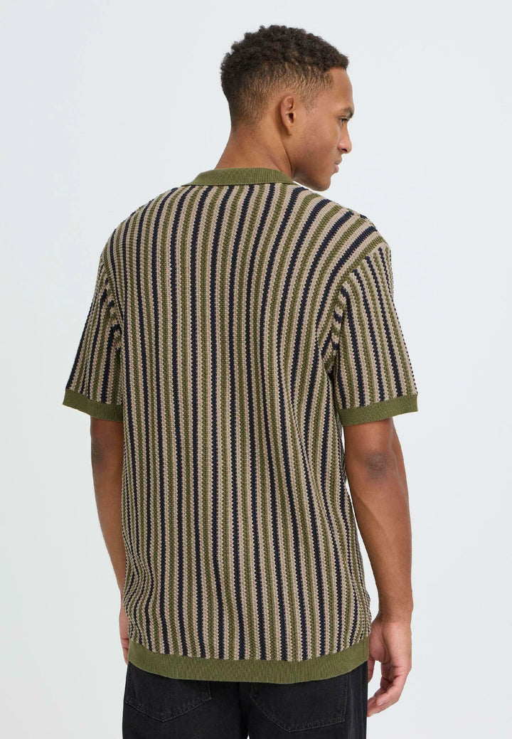 BHCARLY POLO KNIT "WINTER MOSS"