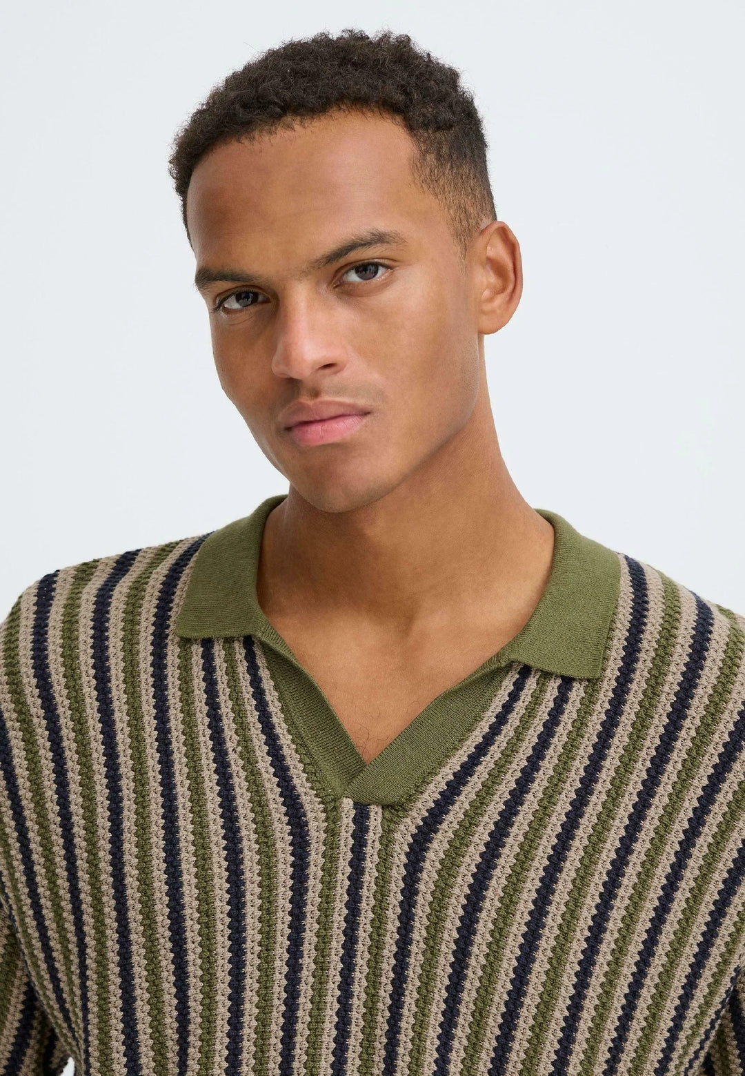 BHCARLY POLO KNIT "WINTER MOSS"