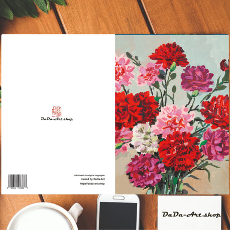 "CARNATION" GREETING CARD NO.0015