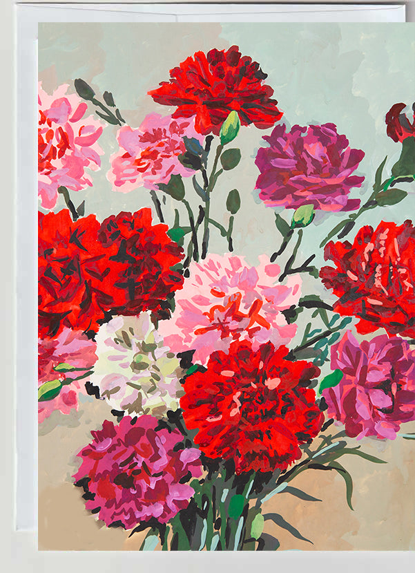 "CARNATION" GREETING CARD NO.0015