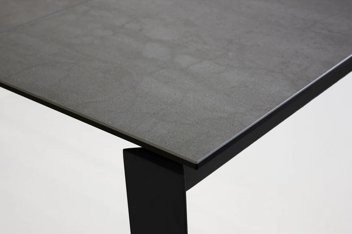 CASPER EXTENSION DINING TABLE - CONCRETE GREY CERAMIC