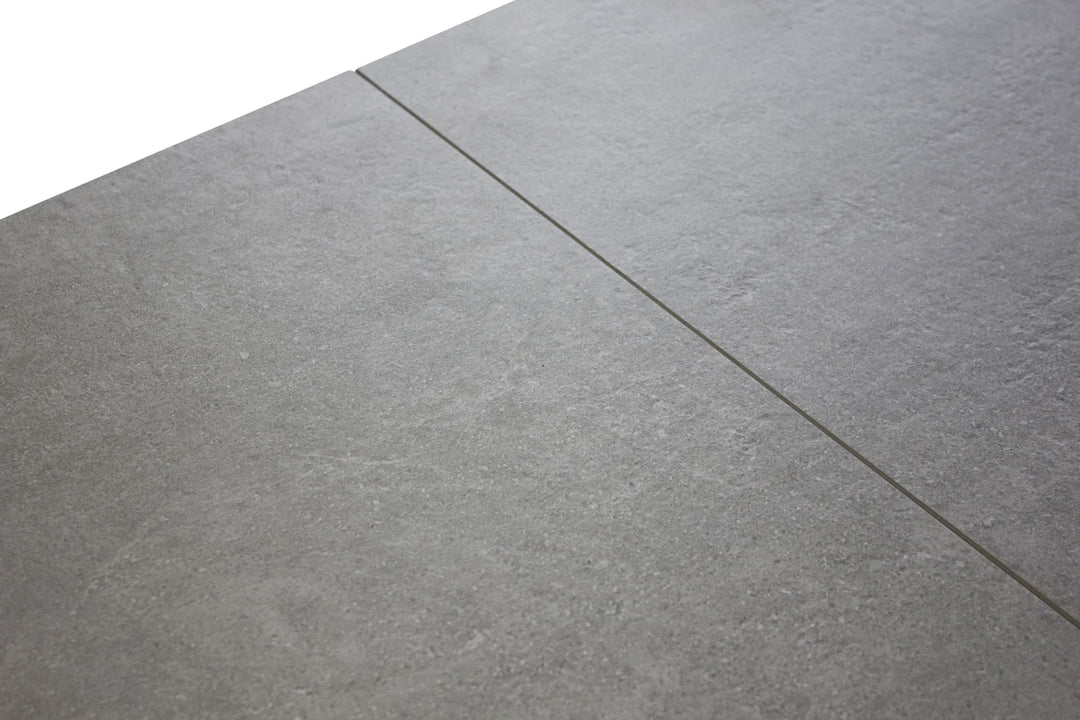 CASPER EXTENSION DINING TABLE "GREY ON BLACK"