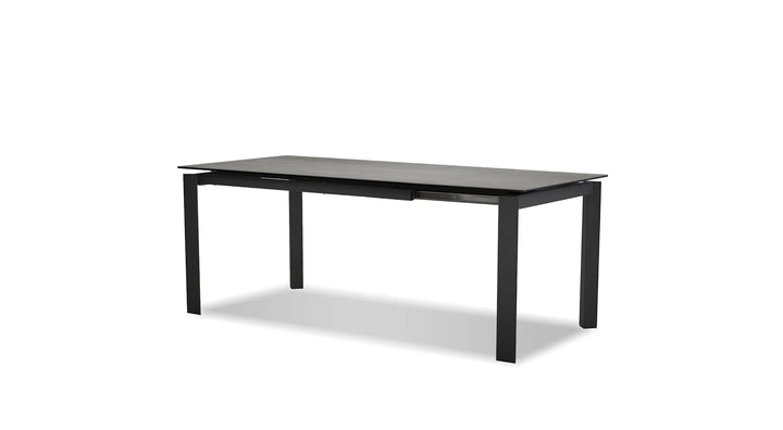 CASPER EXTENSION DINING TABLE "GREY ON BLACK"