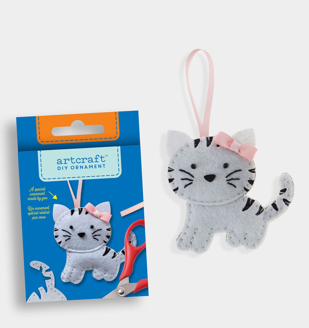 DIY ORNAMENT FELT KIT - CAT
