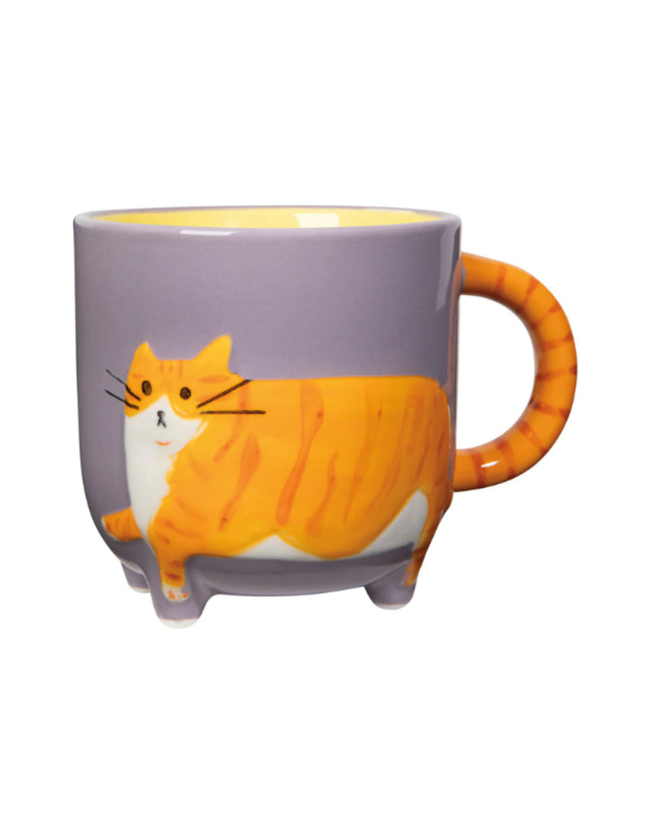 GINGER CAT CRITTER MUG