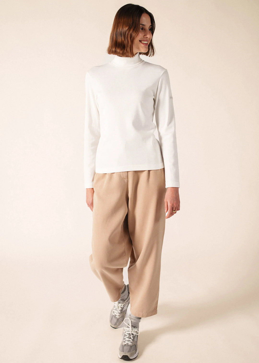 CELINA TURTLENECK SWEATER "ECUME"