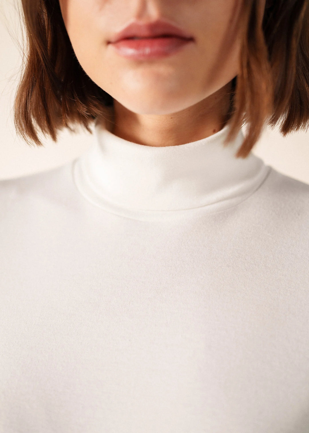 CELINA TURTLENECK SWEATER "ECUME"