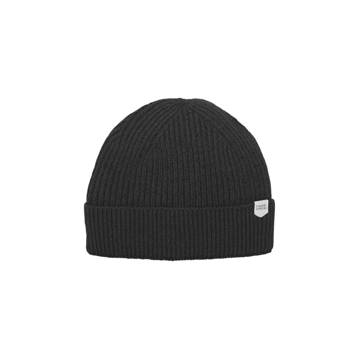 Casual Friday Benz Fisherman Beanie - Anthracite Black