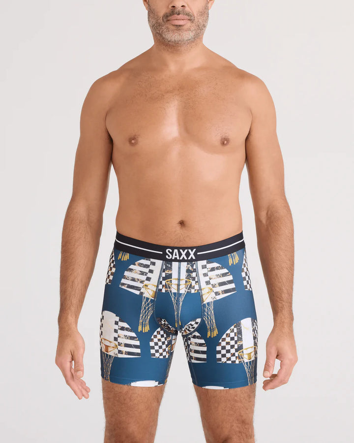 VOLT BREATHABLE MESH BOXER BRIEF 6" "OFF THE CHAIN-RICH TEAL"