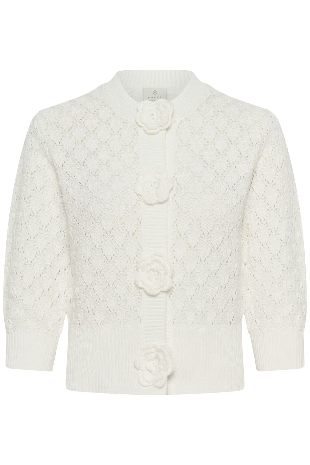 KAKATHRINE CARDIGAN "CHALK/WHITE"