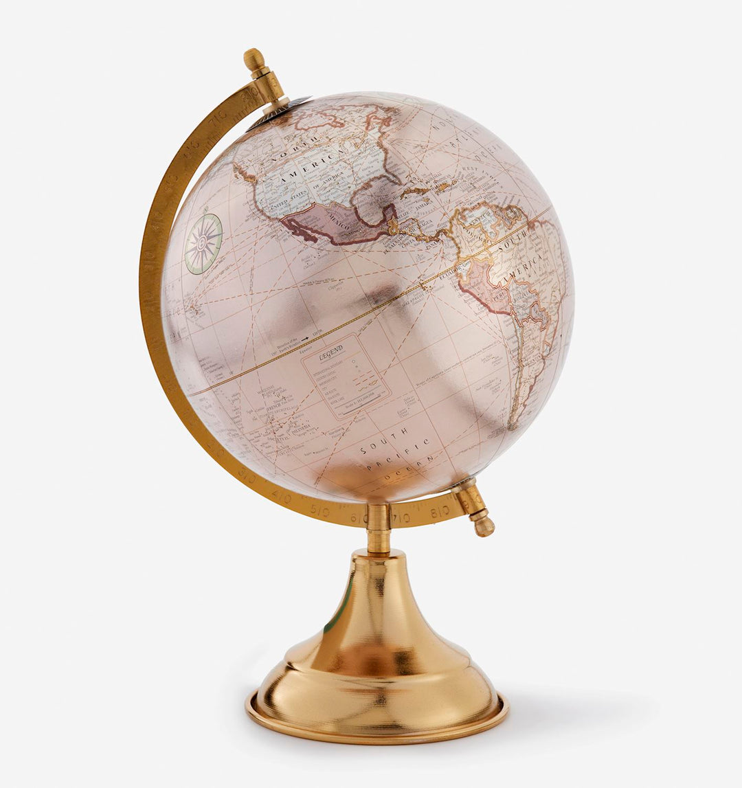 CHAMPAGNE &amp; GOLD GLOBE DECOR