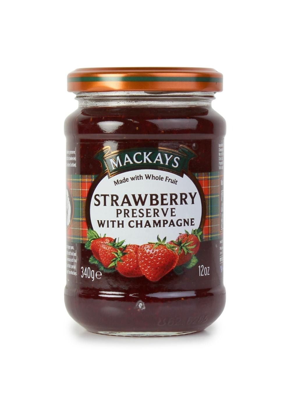 STRAWBERRY PRESERVE WITH CHAMPAGNE 250ML