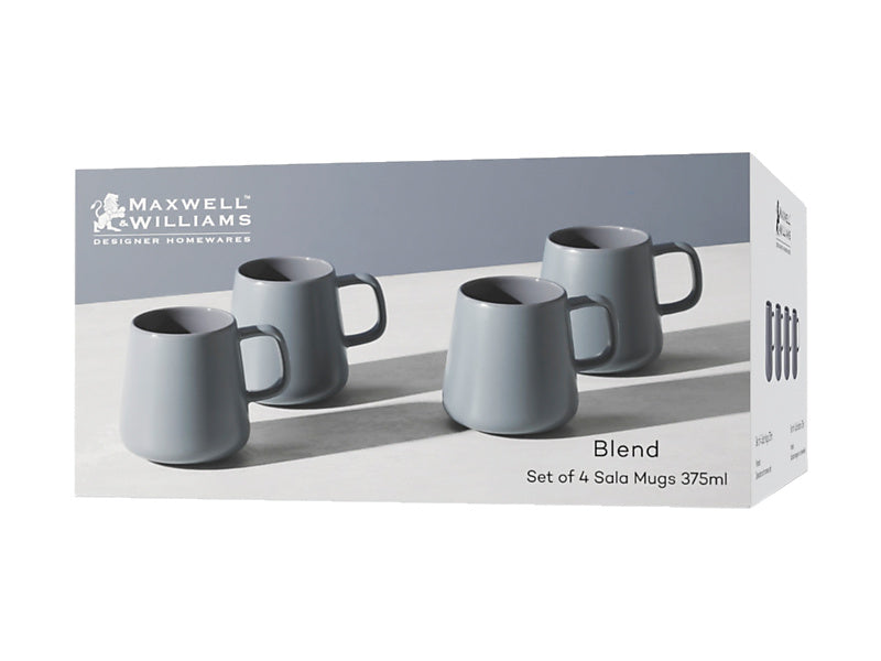 CHARCOAL SALA MUGS (SET OF 4)