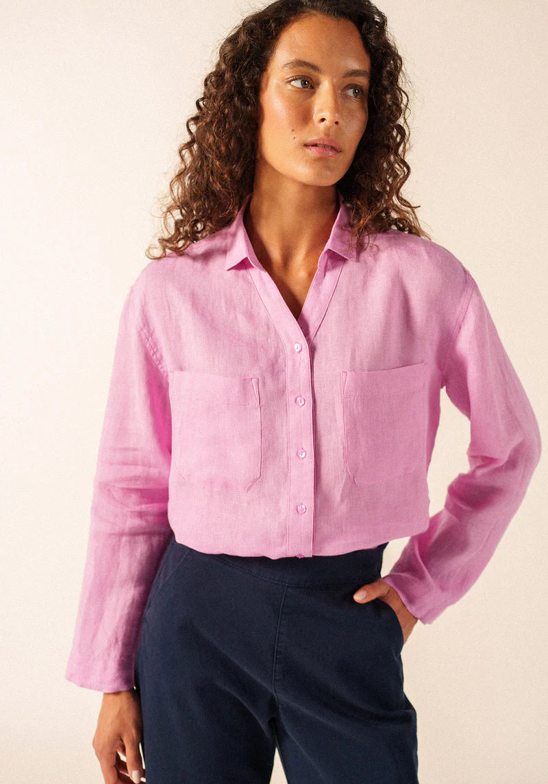 CHARLENE SHIRT "NACRE"