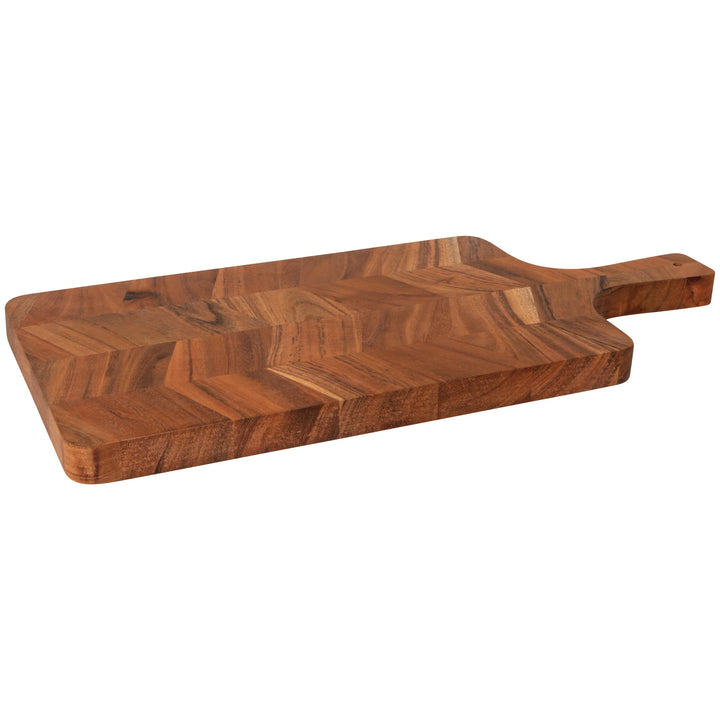 ACACIA CHEVRON SERVING PADDLE 20"