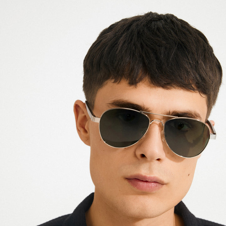 CHEVY SUNGLASSES "BROWN/SILVER"