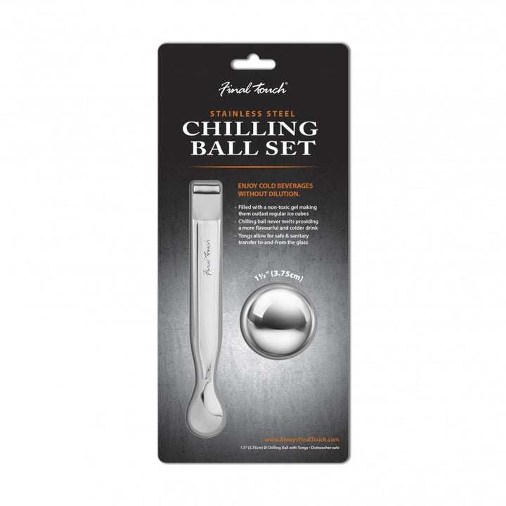 FINAL TOUCH STAINLESS STEEL CHILLING BALL SET