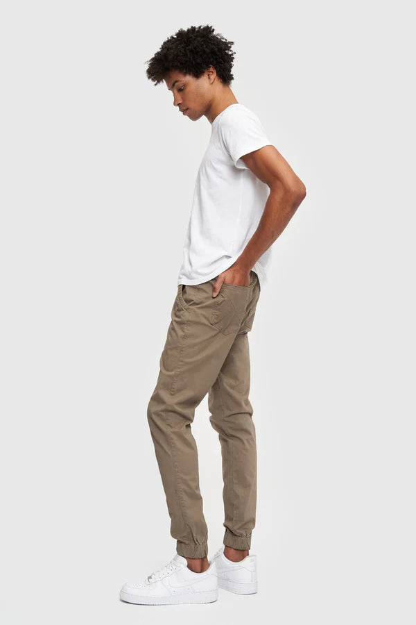 MIDWEIGHT CHINO JOGGER "TAUPE"