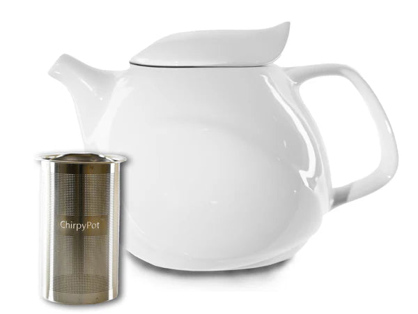 CHIRPYPOT TEAPOT - WHITE