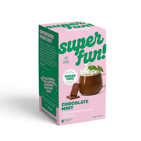 SUPERFUN! CHOCOLATE MINT SUPERFOOD HOT CHOCOLATE