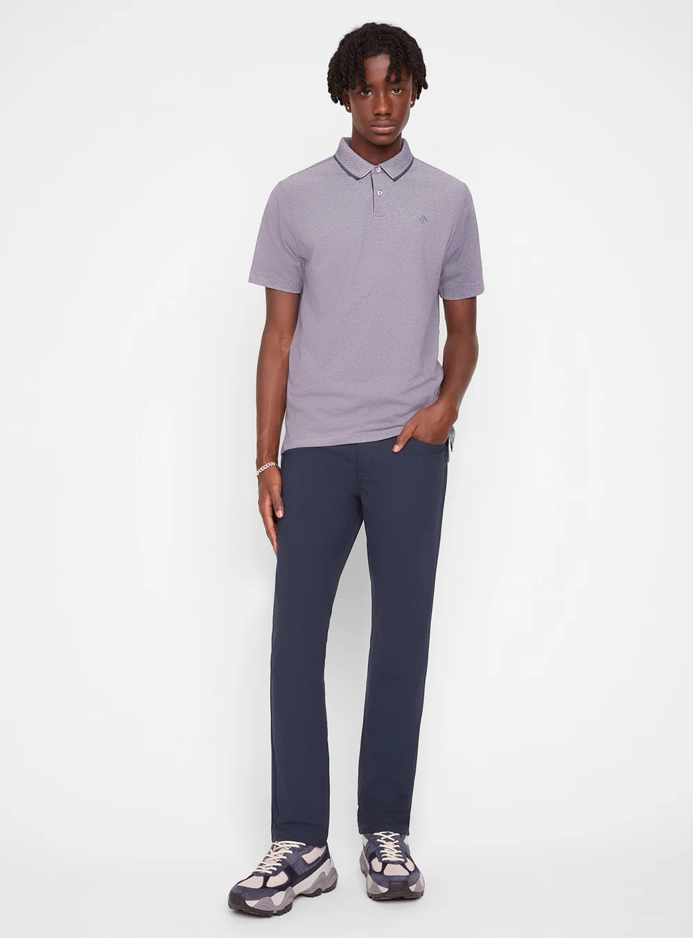 CHRISTIAN RECYCLED 5 POCKETS TECH PANTS