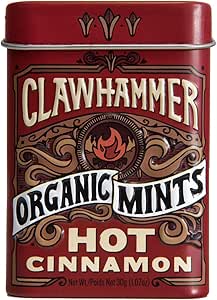 CLAWHAMMER ORGANIC MINTS - HOT CINNAMON