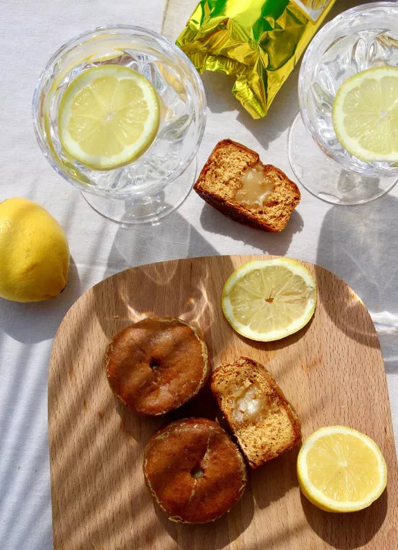 NONNETTES WITH LEMON FILLING - 6 PIECES 200G