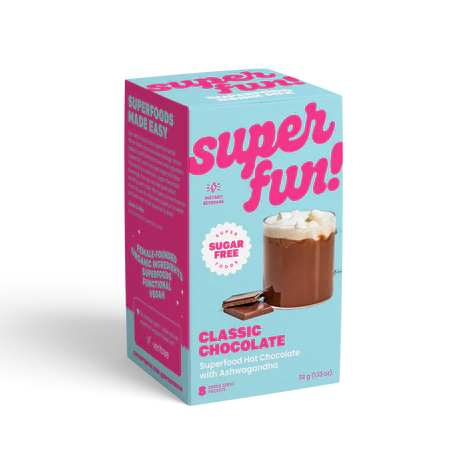 SUPERFUN! CLASSIC CHOCOLATE SUPERFOOD HOT CHOCOLATE