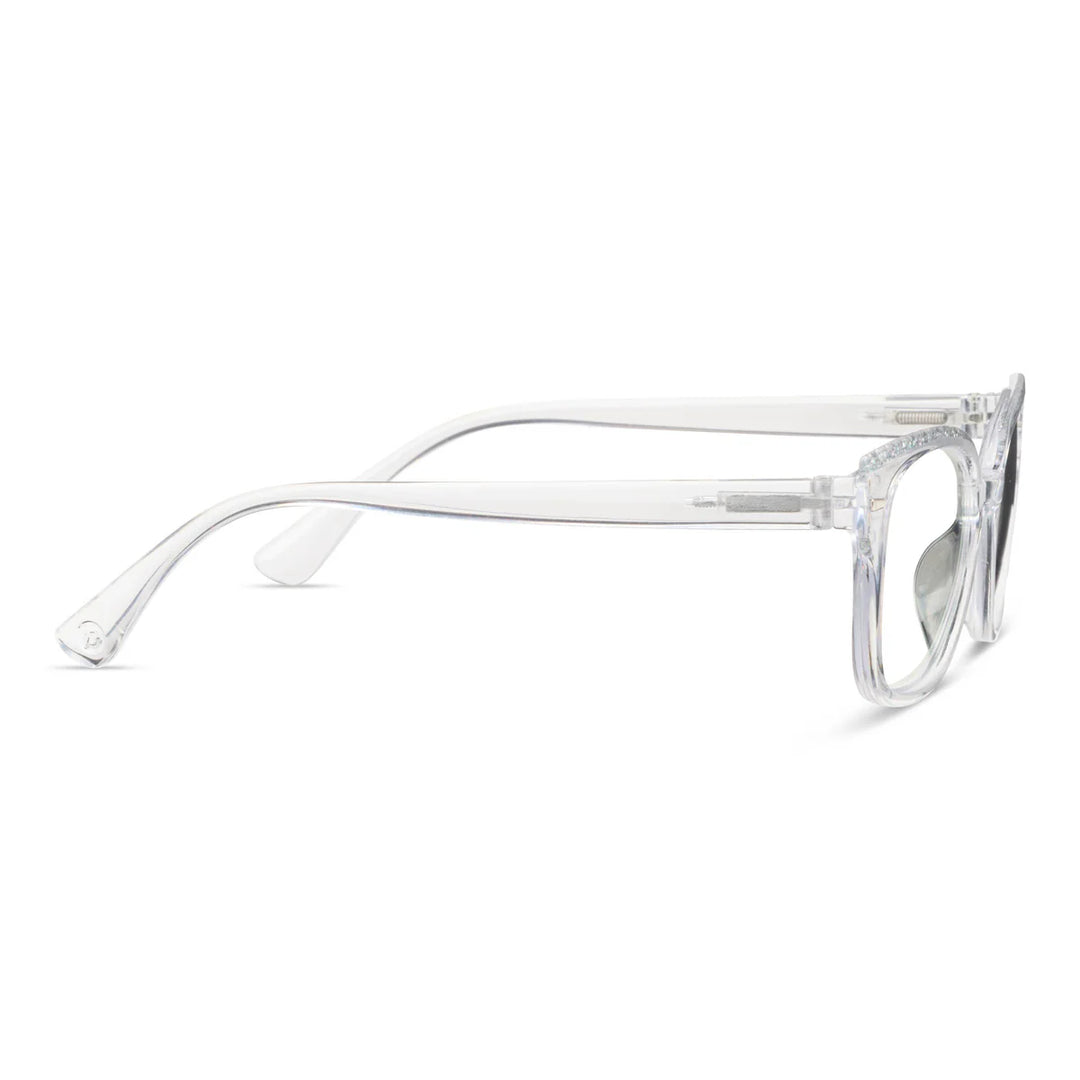 GLIMMER READING GLASSES "CLEAR +1.00"