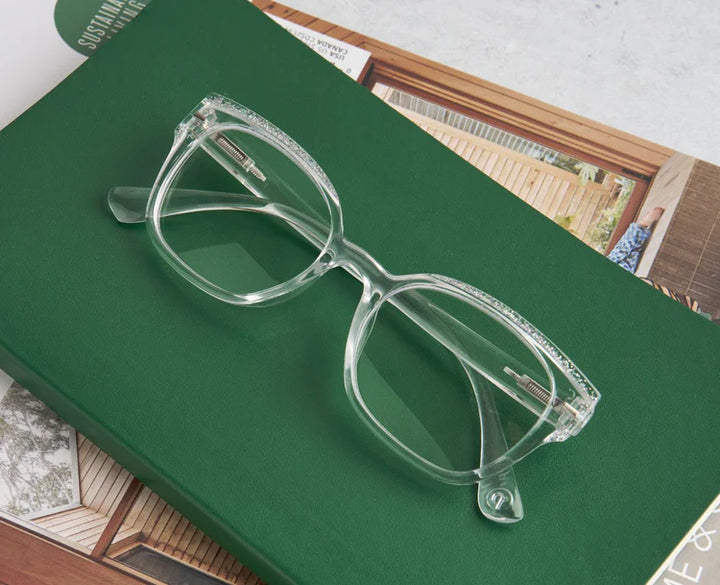 GLIMMER READING GLASSES "CLEAR +1.00"