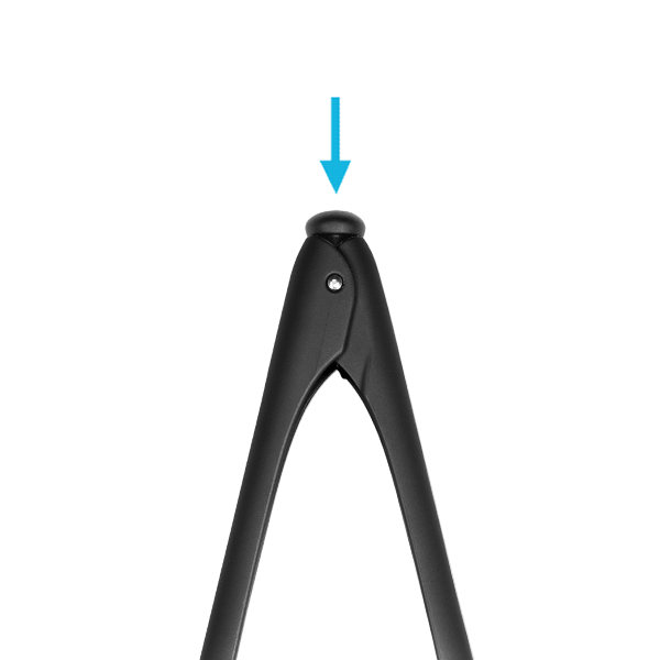 CLONGS LITE CLICK-LOCK TONGS 10.5" "BLACK"