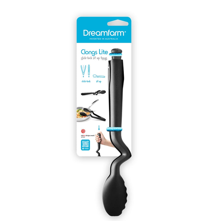 CLONGS LITE CLICK-LOCK TONGS 10.5" "BLACK"