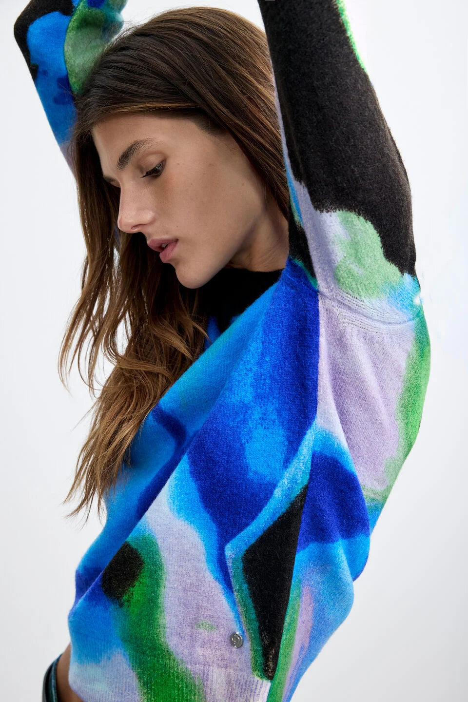 M.C.LACROIX THIN GAUGE PULLOVER "CLOUD"
