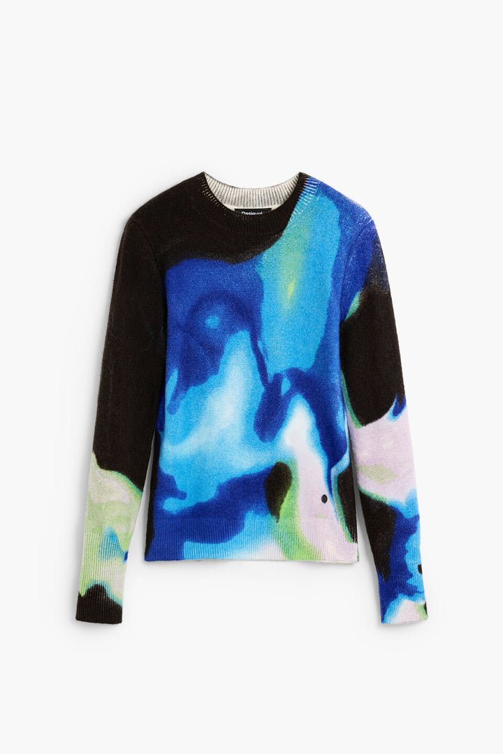 M.C.LACROIX THIN GAUGE PULLOVER "CLOUD"