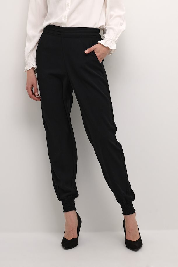 CRCOCAMIA HAREM PANT - PITCH BLACK