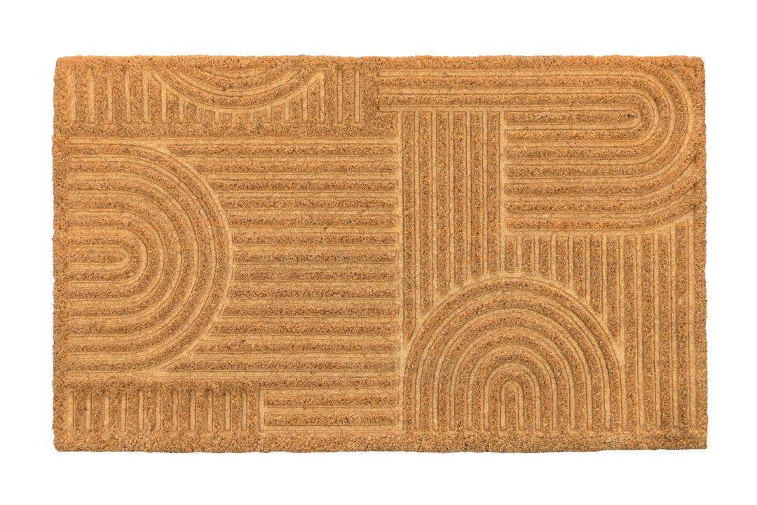 EMBOSSED 100% COIR DOORMAT EMC22 18X30''