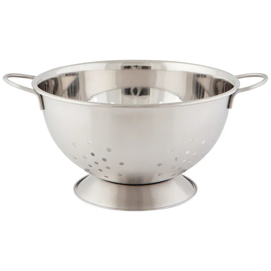 MATTE SILVER LARGE COLANDER