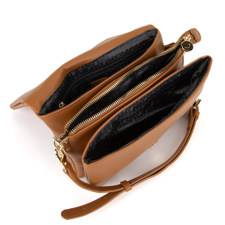 RIONA XBODY 3-COMPARTMENT BRENDA "COGNAC"