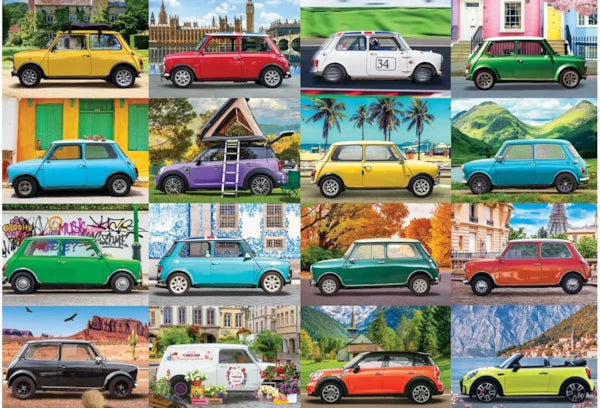 CLASSIC MINI COOPER TIN - 550-PIECE PUZZLE