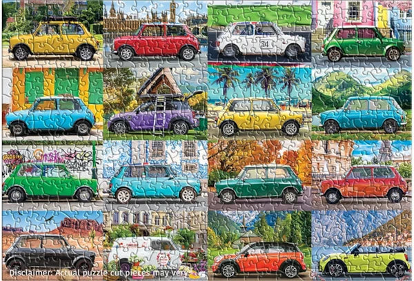 CLASSIC MINI COOPER TIN - 550-PIECE PUZZLE