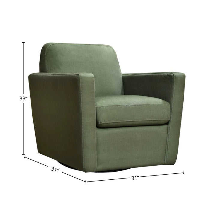 COOPER SWIVEL CLUB CHAIR "FORREST GREEN"