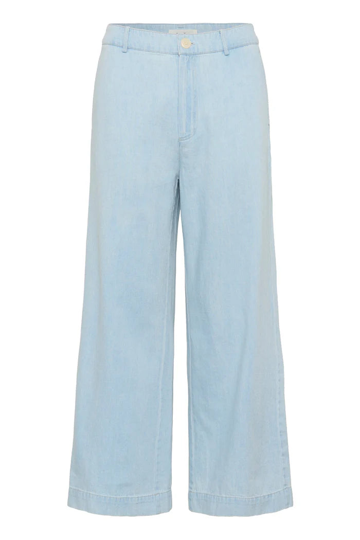 CORALIESPW PANTS "WHITEISH BLUE DENIM"