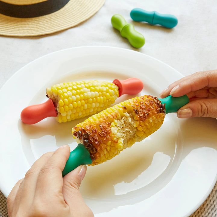 RAINBOW CORN HOLDERS - SET OF 6