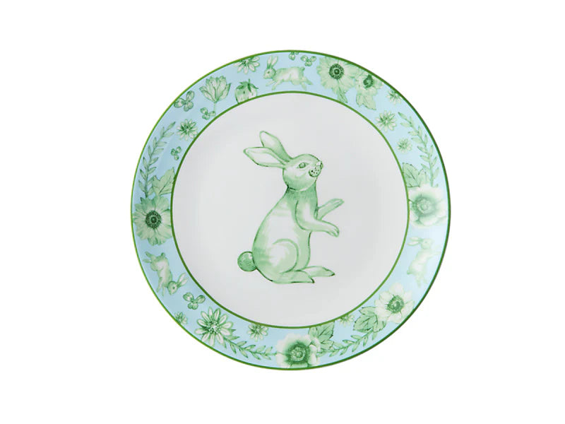 CLOVER &amp; COTTONTAIL SET OF 4 ASSORTED PLATES 20CM - GIFT BOXED