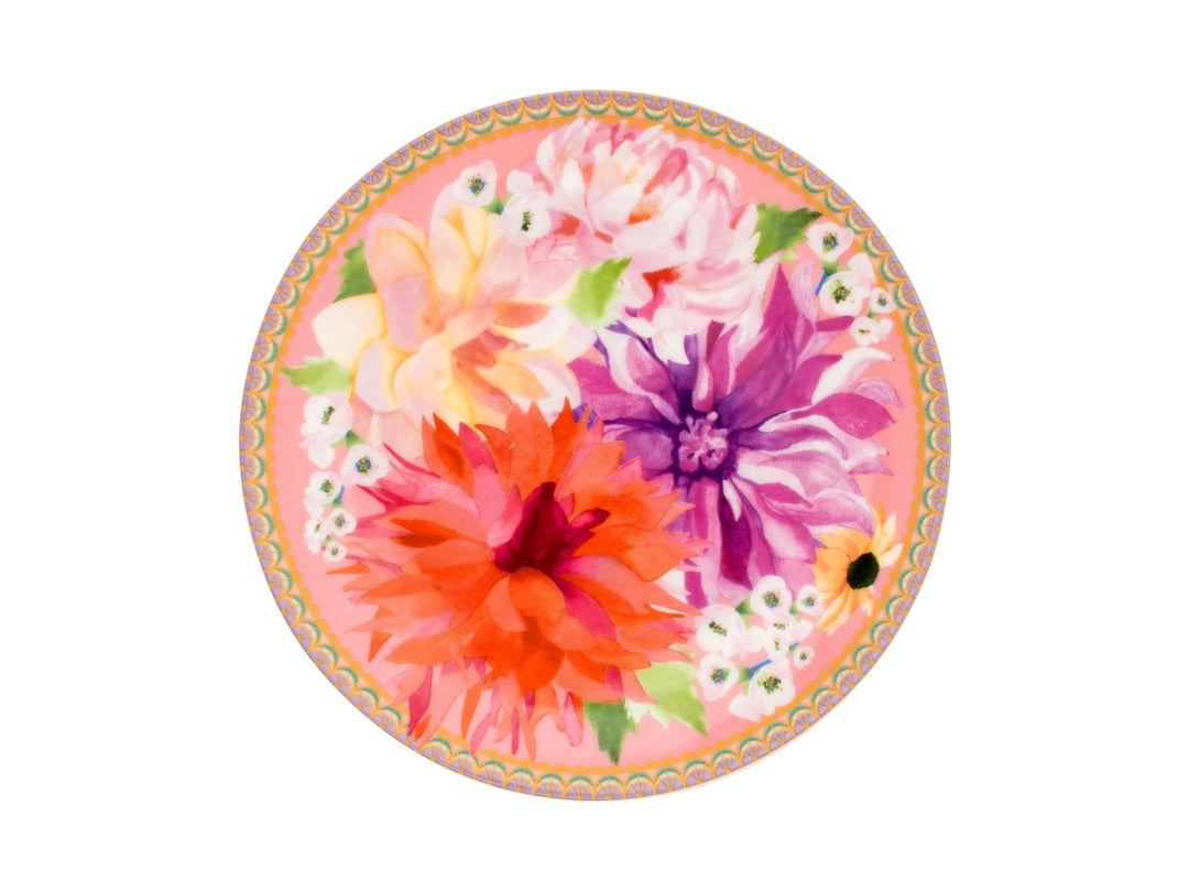 DAHLIA PINK COUPE PLATE 19.5CM