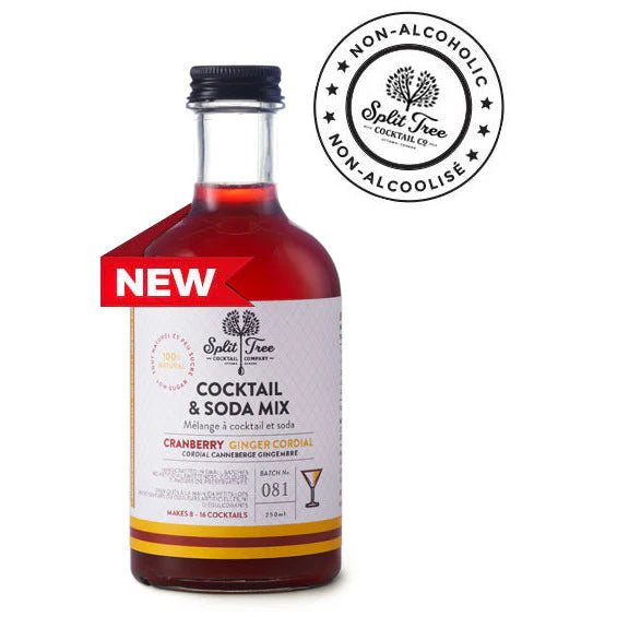 CRANBERRY GINGER CORDIAL 250ML