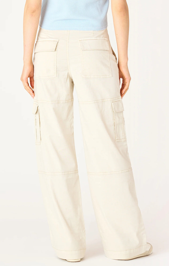 FLUID CARGO PANTS "CREAM BEIGE"