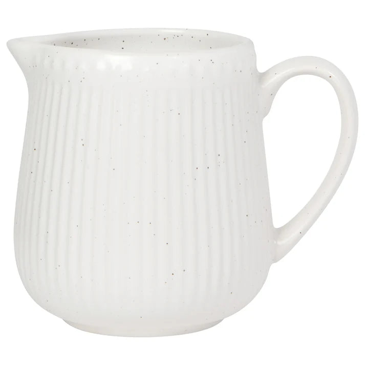 WHITE SPECKLED CREAMER
