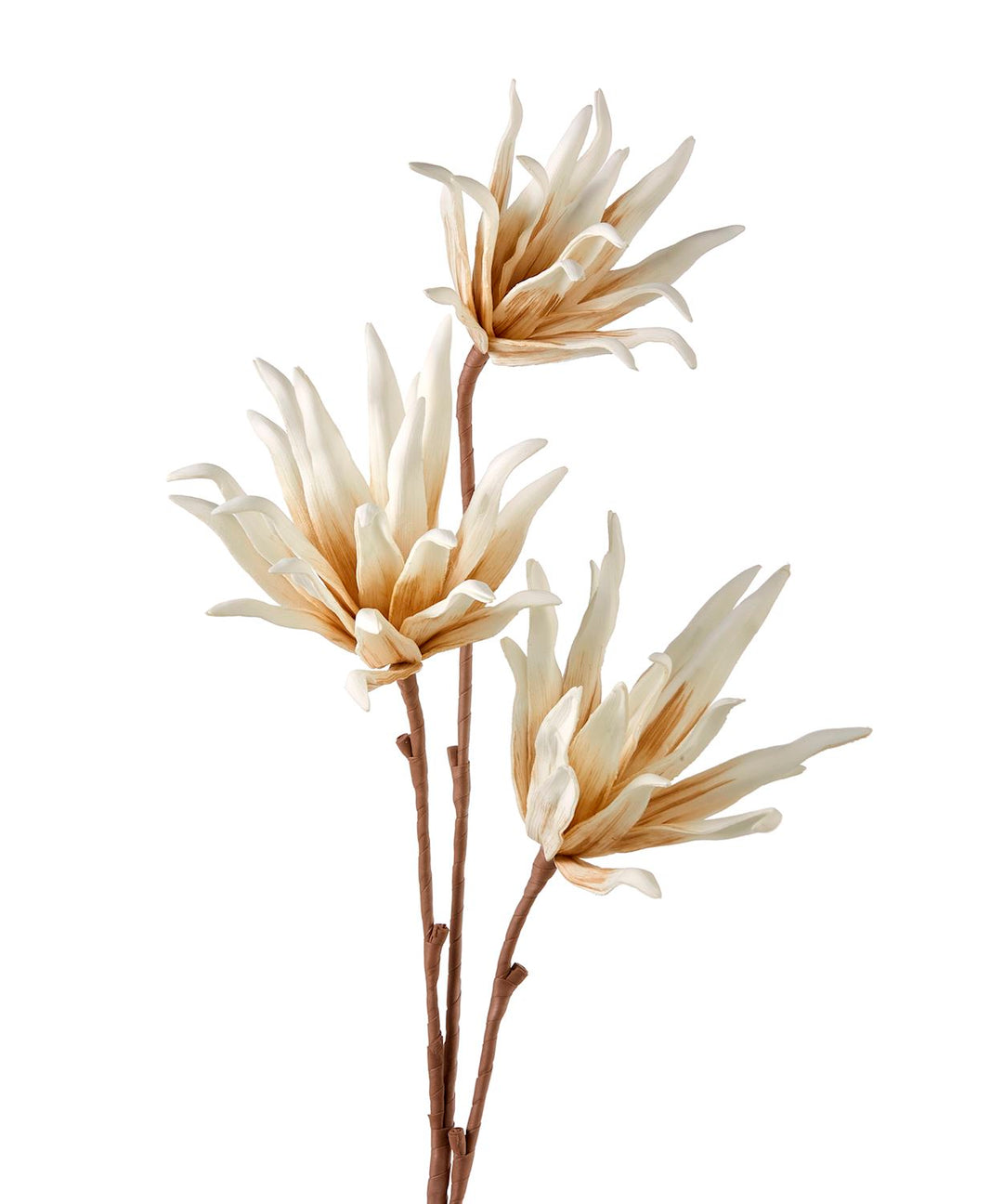 WHITE & CREAM DELICATE BEAUTY ARTIFICIAL FLOWER BRANCH