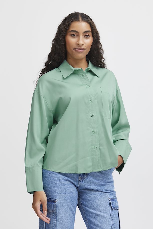 BYGILIE SHIRT - CREME DE MENTHE